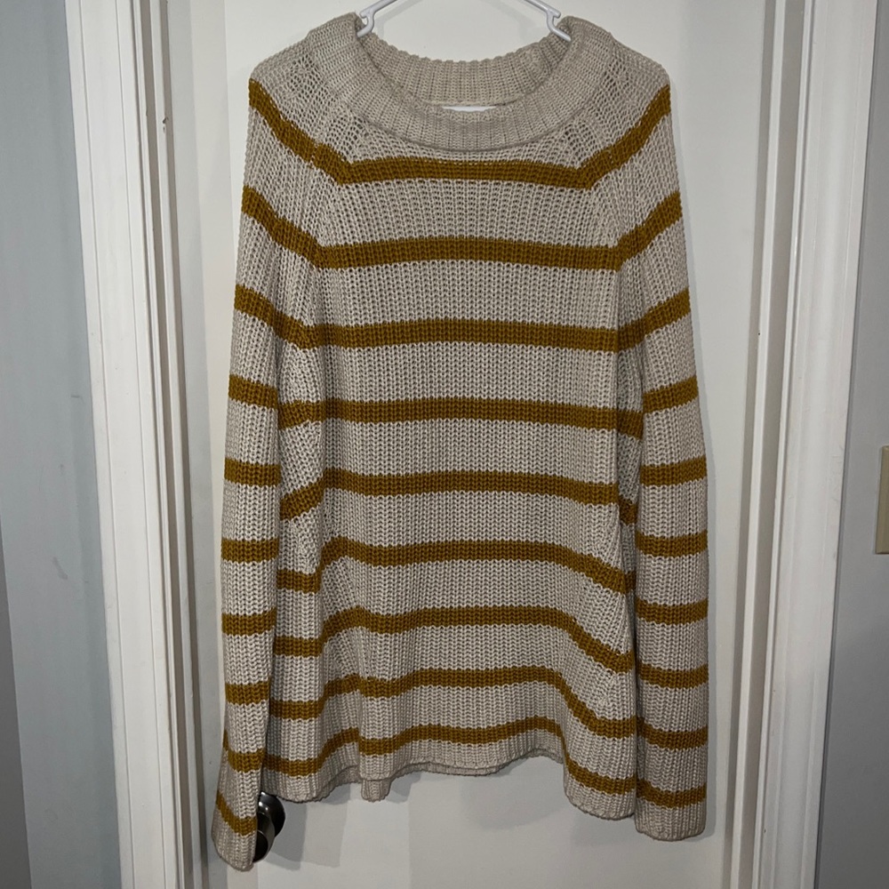 Goodthreads Women's Cotton  Stitch Crewneck Sweater Size XXL